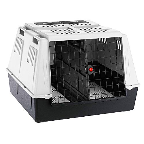 Ferplast 73110021 Autotransportbox Atlas Car Maxi, für Hunde, Maße: 100 x 80 x 71 cm, grau Ferplast 73110021 Autotransportbox Atlas Car Maxi, für Hunde, Maße: 100 x 80 x 71 cm, grau von Ferplast