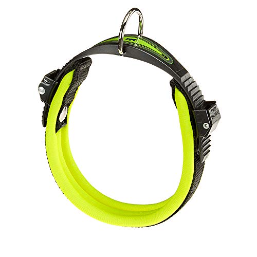 Ferplast Ergonomisches Halsband für Hunde ERGOFLUO C15/42 mit Polsterung und Mikroregulationsverschluss von Ferplast