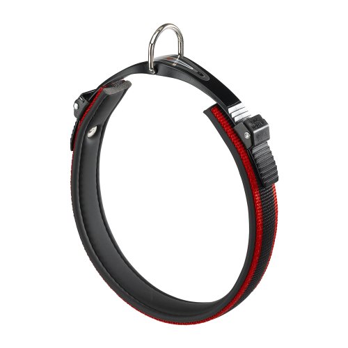 Ferplast Hundehalsband ERGOCOMFORT, Halsband für kleine Hunde, Verschluss mit Mikroverstellung, weiche Polsterung, Schnellverschluss, Rot Ferplast Hundehalsband ERGOCOMFORT, Halsband für kleine Hunde, Verschluss mit Mikroverstellung, weiche Polsterung, Schnellverschluss, Rot von Ferplast