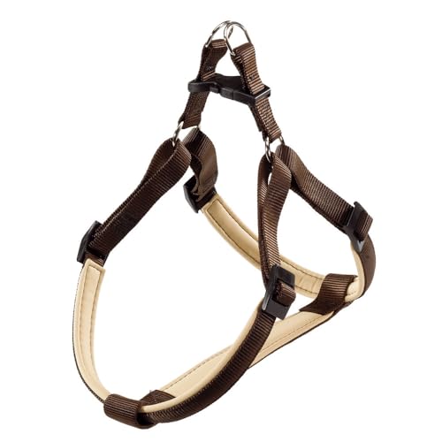 Ferplast Hundegeschirr mittelgroße Hunde Geschirr Hunde Daytona P MEDIUM, Halsumfang: 51-55 cm, Bauchumfang: 53-61 cm, braun Ferplast Hundegeschirr mittelgroße Hunde Geschirr Hunde Daytona P MEDIUM, Halsumfang: 51-55 cm, Bauchumfang: 53-61 cm, braun von Ferplast
