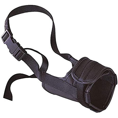 Ferplast Maulkorb für sehr kleine Hunde Safe Large Beißschutz, Robustes Nylon, offene Vorderseite, weiche Polsterung, verstellbar über Klettverschluss, Schwarz Ferplast Maulkorb für sehr kleine Hunde Safe Large Beißschutz, Robustes Nylon, offene Vorderseite, weiche Polsterung, verstellbar über Klettverschluss, Schwarz von Ferplast