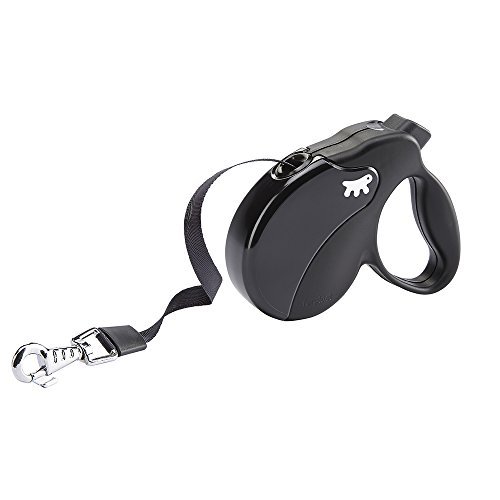 Ferplast Hundeleine Amigo SMALL, Rollleine kleine Hunde bis 15 kg. Max. Gurtband 5 m. Einzelne Verriegelungs- und Entriegelungstaste, schwarz, Schwarze Abdeckung Ferplast Hundeleine Amigo SMALL, Rollleine kleine Hunde bis 15 kg. Max. Gurtband 5 m. Einzelne Verriegelungs- und Entriegelungstaste, schwarz, Schwarze Abdeckung von Ferplast