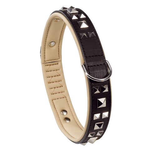 Ferplast 76100917 Hundehalsband Giotto Luxor C 20/34, aus Leder, Breite: 2,0 cm, Halsumfang: 30-34 cm, schwarz Ferplast 76100917 Hundehalsband Giotto Luxor C 20/34, aus Leder, Breite: 2,0 cm, Halsumfang: 30-34 cm, schwarz von Ferplast