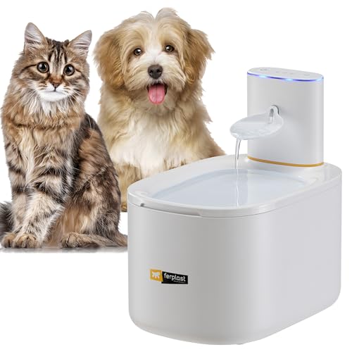 Ferplast Katzenbrunnen Kabellos Astra, Trinkbrunnen für Katze, wiederaufladbarer Katzen Trinkbrunnen mit Bewegungssensor, 3 L, dreistufiger Filter, USB-C im Lieferumfang enthalten Ferplast Katzenbrunnen Kabellos Astra, Trinkbrunnen für Katze, wiederaufladbarer Katzen Trinkbrunnen mit Bewegungssensor, 3 L, dreistufiger Filter, USB-C im Lieferumfang enthalten von Ferplast
