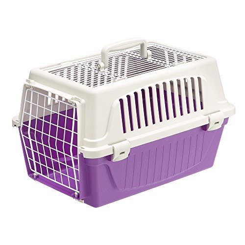 Ferplast Atlas 10 Transportbox für Katzen und Hunde, Oben zu öffnen, violett, 19-inch Ferplast Atlas 10 Transportbox für Katzen und Hunde, Oben zu öffnen, violett, 19-inch von Ferplast