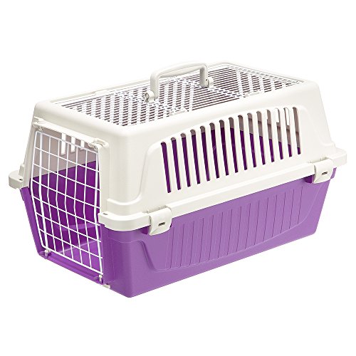 Ferplast Atlas 20 Transportbox für Katzen und Hunde, Oben zu öffnen, violett Ferplast Atlas 20 Transportbox für Katzen und Hunde, Oben zu öffnen, violett von Ferplast