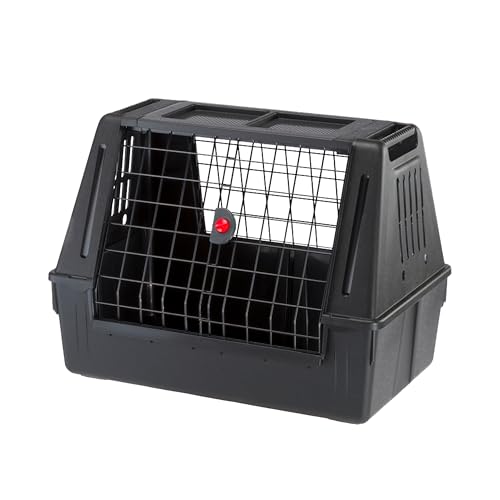 Ferplast Hundebox Auto, Atlas CAR Scenic 80 SE, extra Belüftung, Ablagefach, Doppelte Schiebeöffnung mit Sicherheitshaken L 82 x W 51 x H 61 cm – Max 20 kg Ferplast Hundebox Auto, Atlas CAR Scenic 80 SE, extra Belüftung, Ablagefach, Doppelte Schiebeöffnung mit Sicherheitshaken L 82 x W 51 x H 61 cm – Max 20 kg von Ferplast