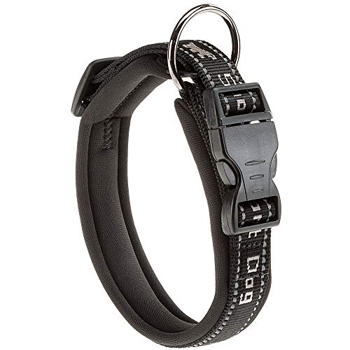 Ferplast Collare per cani SPORT DOG C25/65, Soffice imbottitura, Cuciture riflettenti, Etichetta per nome dell'animale, A: 55÷65 cm - B: 25 mm Grigio Ferplast Collare per cani SPORT DOG C25/65, Soffice imbottitura, Cuciture riflettenti, Etichetta per nome dell'animale, A: 55÷65 cm - B: 25 mm Grigio von Ferplast