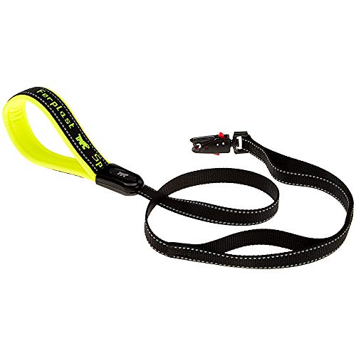 Ferplast Hundeleine Sport Dog Matic, Hundeleine für Mittelgroße Hunde, Innovativer Karabiner mit Magnetmechanismus, Gepolsterter Griff,Verstellbare und Reflektierend, aus Nylon, 120 cm, Gelb Ferplast Hundeleine Sport Dog Matic, Hundeleine für Mittelgroße Hunde, Innovativer Karabiner mit Magnetmechanismus, Gepolsterter Griff,Verstellbare und Reflektierend, aus Nylon, 120 cm, Gelb von Ferplast