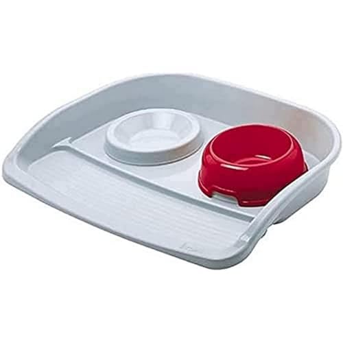 Ferplast Dog Bowls Double Diner Plastic Lindo von Ferplast