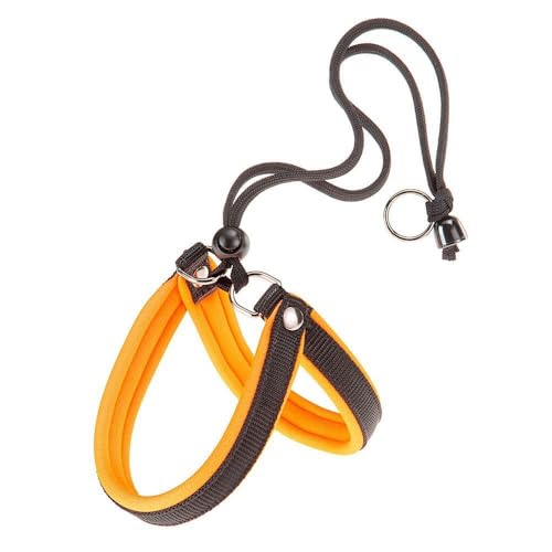 Ferplast Geschirr für kleine Hunde AGILA Fluo 1 Hundegeschirr mit weicher Polsterung, schnelles und einfaches Verschlusssystem mit Kordelzug, Brustumfang 26–38 cm. Orange von Ferplast