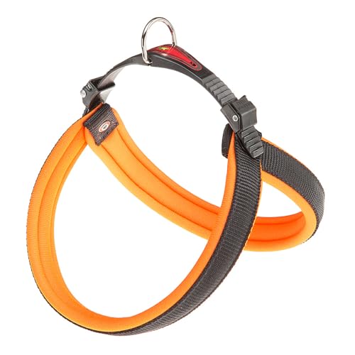 Ferplast Geschirr für mittelgroße Hunde AGILA Fluo 4 Hundegeschirr mit weicher Polsterung, Schnellverschluss und Befestigungssystem, Brustumfang 44–52 cm. Orange Ferplast Geschirr für mittelgroße Hunde AGILA Fluo 4 Hundegeschirr mit weicher Polsterung, Schnellverschluss und Befestigungssystem, Brustumfang 44–52 cm. Orange von Ferplast