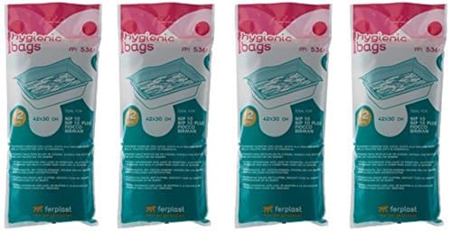 Ferplast FPI 5361 Hygienebeutel Sägespäne für Katzenstreu NIP 10 und NIP 10 Plus von Ferplast