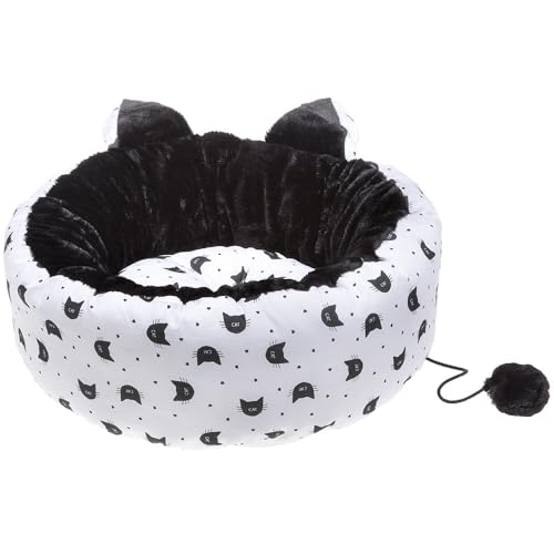 Ferplast Gepolstertes Zwingerbett Katzen MUFFIN mit Kissen, Baumwolle und Kunstpelz, Wild, Waschbar Ferplast Gepolstertes Zwingerbett Katzen MUFFIN mit Kissen, Baumwolle und Kunstpelz, Wild, Waschbar von Ferplast