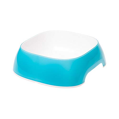 Ferplast Glam Katzenschüssel - Futter- und Wasserschüssel für Katzen aus modischem Kunststoff, rutschfest, leicht zu reinigen, 0,4 Liter, blau Ferplast Glam Katzenschüssel - Futter- und Wasserschüssel für Katzen aus modischem Kunststoff, rutschfest, leicht zu reinigen, 0,4 Liter, blau von Ferplast