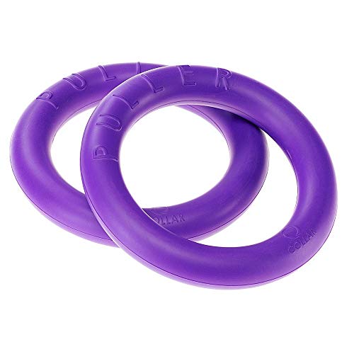 Ferplast Hunde Spielzeug, Hundetraining Ring zum Kauen, zum Laufen, Springen, Schießen, Ungiftig, Schwimmend, Puller MIDI, Hundespielzeug für kleine und mittelgroße Hunde, Set mit 2 Fitness Ringen von Ferplast