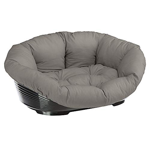 Ferplast Hundebett Hundesofa Katzenbett Hundematte Sofa' 4 Kunststoffkorb mit Waschbarem Gepolstertem Hundekissen, 64 x 48 x h 25 cm. Ferplast Hundebett Hundesofa Katzenbett Hundematte Sofa' 4 Kunststoffkorb mit Waschbarem Gepolstertem Hundekissen, 64 x 48 x h 25 cm. von Ferplast