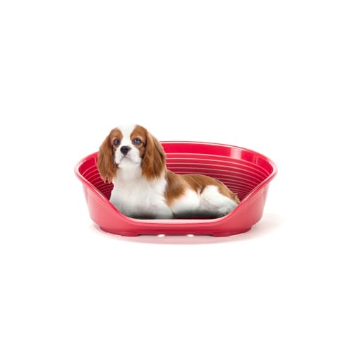 Ferplast Hundebett Katzenbett Kunststoff-Hundebett Medium Hundeliege waschbar Hundekorb atmungsaktiv rutschfest Siesta Deluxe, 62 x 41 x h 23,5 cm, Bordeaux Ferplast Hundebett Katzenbett Kunststoff-Hundebett Medium Hundeliege waschbar Hundekorb atmungsaktiv rutschfest Siesta Deluxe, 62 x 41 x h 23,5 cm, Bordeaux von Ferplast