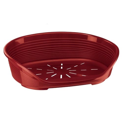 Ferplast Hundebett Kunststoff-Hundebett Extra Large Hundebett waschbar Hundekorb atmungsaktiv rutschfest Siesta Deluxe, 100 x 65 x h 33,5 cm, Bordeaux Ferplast Hundebett Kunststoff-Hundebett Extra Large Hundebett waschbar Hundekorb atmungsaktiv rutschfest Siesta Deluxe, 100 x 65 x h 33,5 cm, Bordeaux von Ferplast