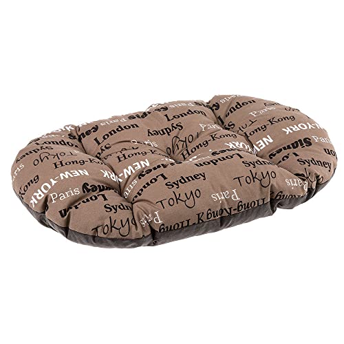FERPLAST Hundebett Groß - Hundebett Waschbar - Hundekissen - Matte für Hundehütten, Zwinger und Auto - Hundebett Flauschig - Relax - 100 x 63 CM, XL, BRAUN FERPLAST Hundebett Groß - Hundebett Waschbar - Hundekissen - Matte für Hundehütten, Zwinger und Auto - Hundebett Flauschig - Relax - 100 x 63 CM, XL, BRAUN von Ferplast