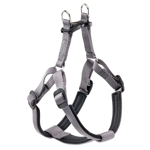 Ferplast Daytona Hundegeschirr für mittelgroße Hunde, Hundegeschirr mit weicher Polsterung, Verstellbar, Grau Ferplast Daytona Hundegeschirr für mittelgroße Hunde, Hundegeschirr mit weicher Polsterung, Verstellbar, Grau von Ferplast