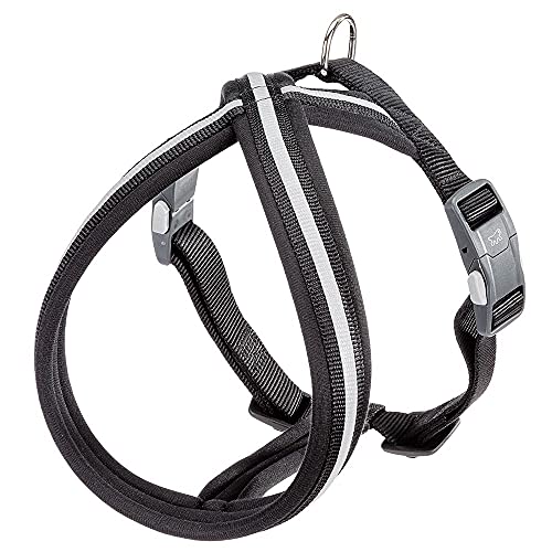 Ferplast Hundegeschirr Daytona Cross, mittelgroßes Hundegeschirr aus Nylon, Hundegeschirr mit weicher Polsterung, Reflektierend und Verstellbar. Mit Magnetschnalle. Schwarz Ferplast Hundegeschirr Daytona Cross, mittelgroßes Hundegeschirr aus Nylon, Hundegeschirr mit weicher Polsterung, Reflektierend und Verstellbar. Mit Magnetschnalle. Schwarz von Ferplast