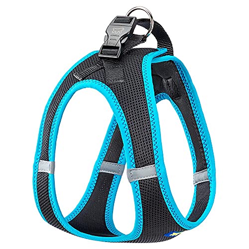 Ferplast Hundegeschirr Grosse Hunde Kaori XL, atmungsaktives, gepolstertes und verstellbares Hundegeschirr, leicht zu tragen, reflektierende Kanten, Brustumfang 54–60 cm. Blau Ferplast Hundegeschirr Grosse Hunde Kaori XL, atmungsaktives, gepolstertes und verstellbares Hundegeschirr, leicht zu tragen, reflektierende Kanten, Brustumfang 54–60 cm. Blau von Ferplast