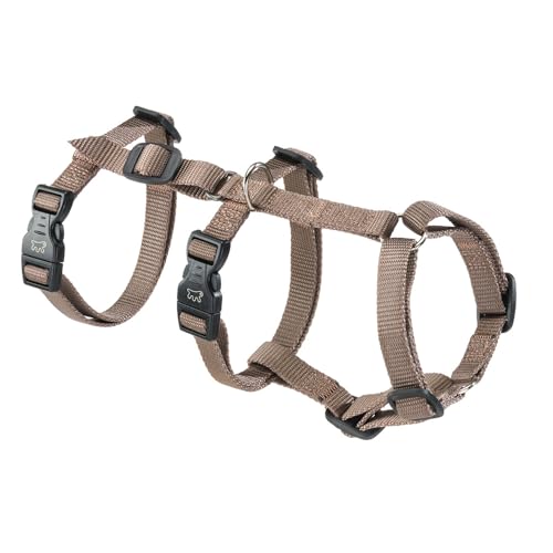 Ferplast Hundegeschirr Kleine Hunde Brave SMALL, Ausbruchsicheres Hundegeschirr, Greyhound, Verstellbares Geschirr für Hunde, 6 Verschlüsse, Braun Ferplast Hundegeschirr Kleine Hunde Brave SMALL, Ausbruchsicheres Hundegeschirr, Greyhound, Verstellbares Geschirr für Hunde, 6 Verschlüsse, Braun von Ferplast