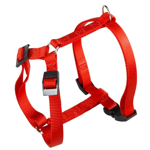 Ferplast Hundegeschirr Mittelgroße Hunde Champion M, Hundegeschirr an 3 Punkten verstellbar, einfach zu tragen, Brustumfang 44–72 cm. Rot Ferplast Hundegeschirr Mittelgroße Hunde Champion M, Hundegeschirr an 3 Punkten verstellbar, einfach zu tragen, Brustumfang 44–72 cm. Rot von Ferplast