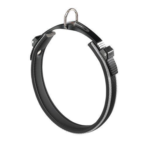 Ferplast Hundehalsband ERGOCOMFORT, Halsband für kleine Hunde, Verschluss mit Mikroverstellung, weiche Polsterung, Schnellverschluss, Silber Ferplast Hundehalsband ERGOCOMFORT, Halsband für kleine Hunde, Verschluss mit Mikroverstellung, weiche Polsterung, Schnellverschluss, Silber von Ferplast