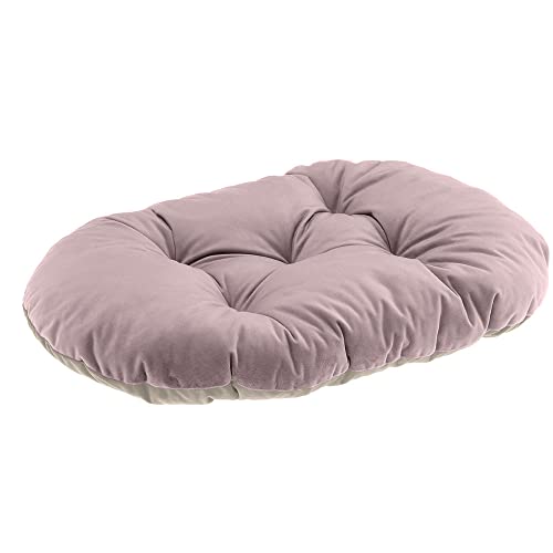 Ferplast Hundekissen Hundebett Katzenkissen Katzenbett Prince 55, Gepolstertes Haustierbett, doppelseitig verwendbar, weicher Samt, waschbar, 55 x 36 cm, rosa Ferplast Hundekissen Hundebett Katzenkissen Katzenbett Prince 55, Gepolstertes Haustierbett, doppelseitig verwendbar, weicher Samt, waschbar, 55 x 36 cm, rosa von Ferplast