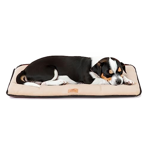 Ferplast Hundekissen Hundesofa Hundebett Mittelgroße Hunde Zweiseitig Kratzfestes und wasserdichtes Gewebe, warmes MikrofleeceWaschbare Hundematte65 x 48 x 3,5 cm.Braun Ferplast Hundekissen Hundesofa Hundebett Mittelgroße Hunde Zweiseitig Kratzfestes und wasserdichtes Gewebe, warmes MikrofleeceWaschbare Hundematte65 x 48 x 3,5 cm.Braun von Ferplast