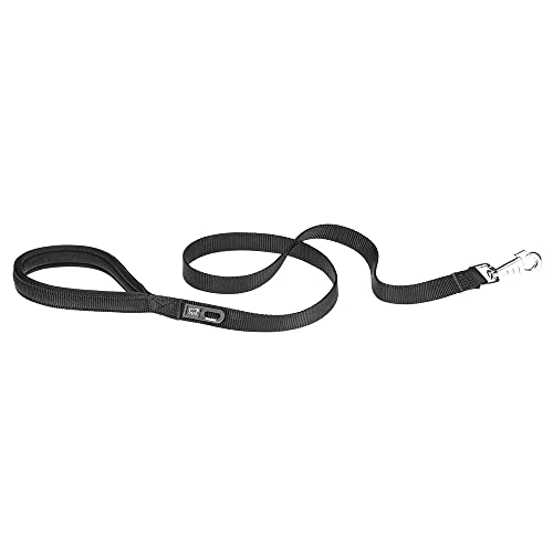 Ferplast Hundeleine Daytona, Hundeleine kleine Hund, aus Nylon, 120 cm, mit bequemem gepolstertem Griff und Karabinerhaken aus Metall. Schwarz Ferplast Hundeleine Daytona, Hundeleine kleine Hund, aus Nylon, 120 cm, mit bequemem gepolstertem Griff und Karabinerhaken aus Metall. Schwarz von Ferplast