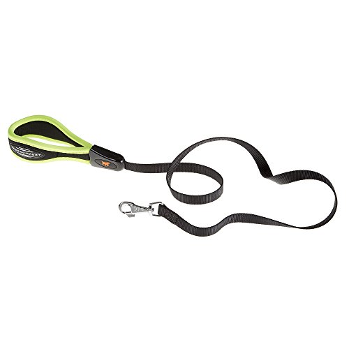 Ferplast Hundeleine ERGOFLUO, Hundeleine Grosse Hunde, Ergonomisch Gepolsterter Griff, Metallkarabierhaken, aus Nylon, 120 cm, Gelb Ferplast Hundeleine ERGOFLUO, Hundeleine Grosse Hunde, Ergonomisch Gepolsterter Griff, Metallkarabierhaken, aus Nylon, 120 cm, Gelb von Ferplast