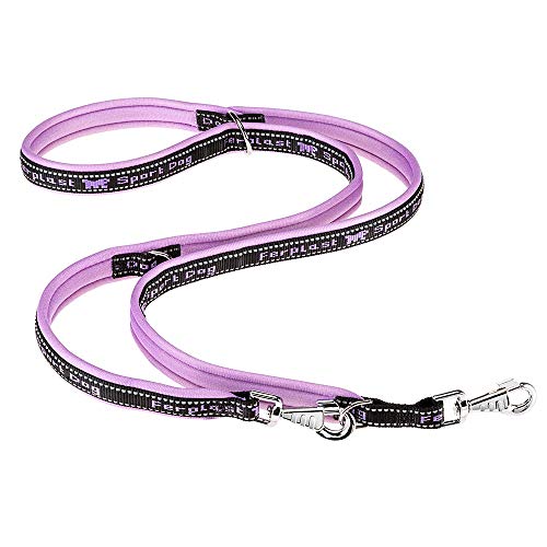Ferplast Hundeleine Sport Dog, Trainingsleine für Hunde, Hundeleine Große Hunde, Gepolsterter, Reflektierende Nähte, aus Nylon, Metallkarabinerhaken, aus Nylon, 200 cm, Violett Ferplast Hundeleine Sport Dog, Trainingsleine für Hunde, Hundeleine Große Hunde, Gepolsterter, Reflektierende Nähte, aus Nylon, Metallkarabinerhaken, aus Nylon, 200 cm, Violett von Ferplast
