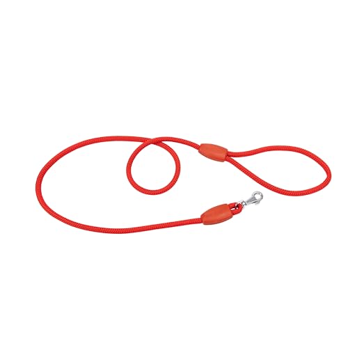 Ferplast Hundeleine Sport Robuste Hundeleine aus weichem Nylonmit Karabinerhaken aus Metall, Griff für sichere Kontrolle, Länge 120 cm, Dicke 8 mm, Rot Ferplast Hundeleine Sport Robuste Hundeleine aus weichem Nylonmit Karabinerhaken aus Metall, Griff für sichere Kontrolle, Länge 120 cm, Dicke 8 mm, Rot von Ferplast