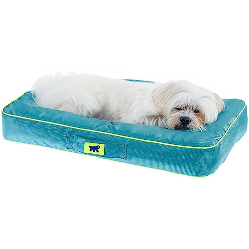 Ferplast Hundematte & Katzenmatte Klein - Orthopädisches Hundebett - Hundebett Waschbar & Kratzfest - Hundekissen - Hundebett Flauschig - Herausnehmbare Polsterung - Polo - 65 x 40 x h 8 cm, S, BLAU Ferplast Hundematte & Katzenmatte Klein - Orthopädisches Hundebett - Hundebett Waschbar & Kratzfest - Hundekissen - Hundebett Flauschig - Herausnehmbare Polsterung - Polo - 65 x 40 x h 8 cm, S, BLAU von Ferplast