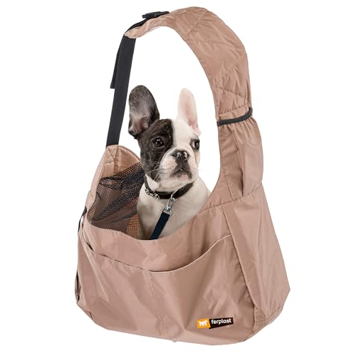 Ferplast Hundetasche Safari, Tansportbox Katze, Hundebox, Verstellbarer Schultergurt, Sicherheitsgurt, waschbar, max. 5 kg, 47 x 17 x H 28 cm Ferplast Hundetasche Safari, Tansportbox Katze, Hundebox, Verstellbarer Schultergurt, Sicherheitsgurt, waschbar, max. 5 kg, 47 x 17 x H 28 cm von Ferplast