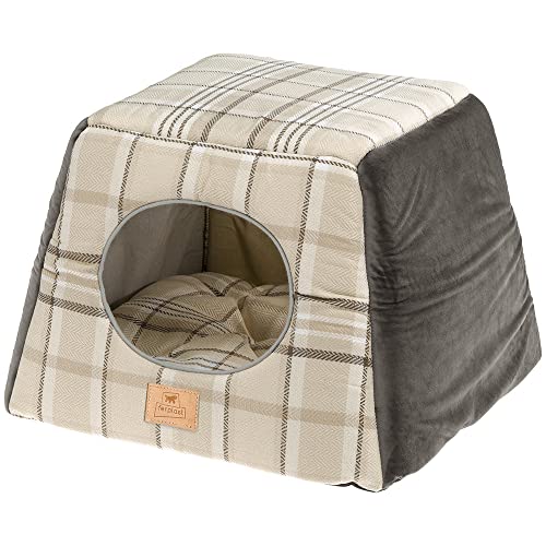 Ferplast Katzenbett Katzenhöhle Katzenkorb EDINBURGH, Katzenhaus Weiches Velours, Waschbar, 44 x 44 x h 33 cm, Braun Ferplast Katzenbett Katzenhöhle Katzenkorb EDINBURGH, Katzenhaus Weiches Velours, Waschbar, 44 x 44 x h 33 cm, Braun von Ferplast