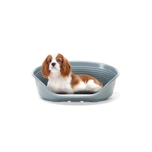 Ferplast Hundebett Katzenbett Kunststoff-Hundebett Medium Hundeliege waschbar Hundekorb atmungsaktiv rutschfest Siesta Deluxe, 62 x 41 x h 23,5 cm, Dunkelgrau Ferplast Hundebett Katzenbett Kunststoff-Hundebett Medium Hundeliege waschbar Hundekorb atmungsaktiv rutschfest Siesta Deluxe, 62 x 41 x h 23,5 cm, Dunkelgrau von Ferplast