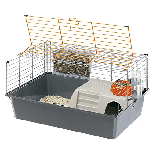 Ferplast Meerschweinchenkäfig, Kleintierkäfig, CAVIE 15 Kleintierzubehör inklusive, 70 x 47 x h 38 cm. Ferplast Meerschweinchenkäfig, Kleintierkäfig, CAVIE 15 Kleintierzubehör inklusive, 70 x 47 x h 38 cm. von Ferplast