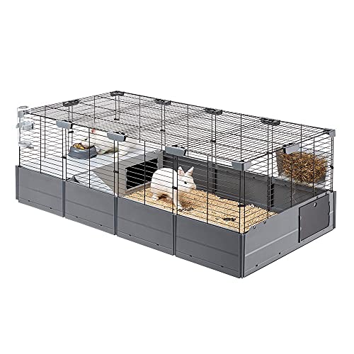 Ferplast Modularer Käfig für Kaninchen Meerschweinchen MULTIPLA Maxi, Hasenkäfig, mit Zubehör Ferplast Modularer Käfig für Kaninchen Meerschweinchen MULTIPLA Maxi, Hasenkäfig, mit Zubehör von Ferplast