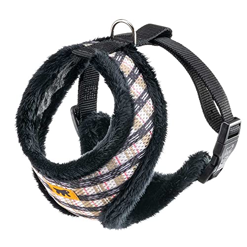 Ferplast Nikita FUR M Hundegeschirr, atmungsaktiv, weiches Kunstfell, Verstellbarer Gurt, Tartan Ferplast Nikita FUR M Hundegeschirr, atmungsaktiv, weiches Kunstfell, Verstellbarer Gurt, Tartan von Ferplast