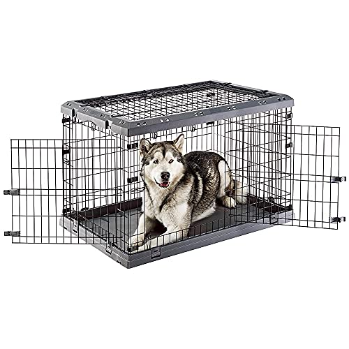 Klappkäfig für große Hunde Superior 105 Metallzaun, mit Separator, Doppelschloss von Ferplast