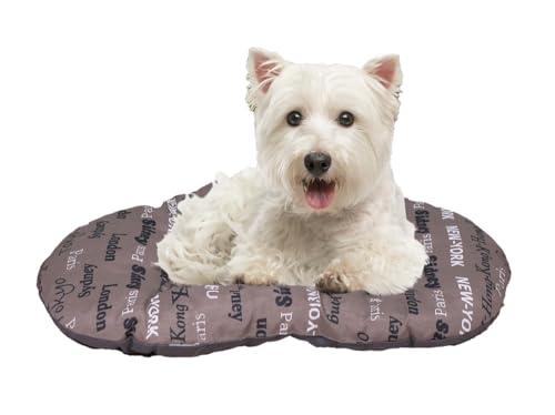 FERPLAST Hundebett & Katzenbett - Hundebett Klein - Hundebett Waschbar - Hundekissen - Matte für Hundehütten, Zwinger und Auto - Hundebett Flauschig - Relax - 55 x 36 CM, S, BRAUN FERPLAST Hundebett & Katzenbett - Hundebett Klein - Hundebett Waschbar - Hundekissen - Matte für Hundehütten, Zwinger und Auto - Hundebett Flauschig - Relax - 55 x 36 CM, S, BRAUN von Ferplast