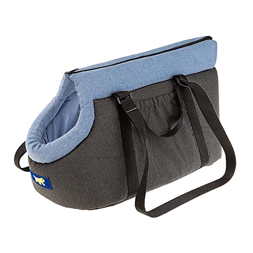 Ferplast Transportbox für Katzen, Tasche, Hundetransportbox, Rucksack für Hunde, verstellbare Griffe, Sicherheitsgurt, waschbar bei 30°, max. 10 kg, 48 x 26 x 26 cm, Hellblau Ferplast Transportbox für Katzen, Tasche, Hundetransportbox, Rucksack für Hunde, verstellbare Griffe, Sicherheitsgurt, waschbar bei 30°, max. 10 kg, 48 x 26 x 26 cm, Hellblau von Ferplast