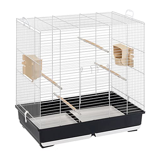 Ferplast Vogelkäfig Sonia Large Papageien, Sittiche, Nymphensittich, aus Metall, Inkl. Zubehör Sitzstangen Drehbare Futternäpfe, 72 x 44 x h 75.5 cm Ferplast Vogelkäfig Sonia Large Papageien, Sittiche, Nymphensittich, aus Metall, Inkl. Zubehör Sitzstangen Drehbare Futternäpfe, 72 x 44 x h 75.5 cm von Ferplast