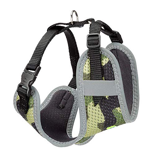 Ferplast Hundegeschirr Kleine Hunde Nikita XS, atmungsaktives, gepolstertes und verstellbares Katzengeschirr, leicht zu tragen, reflektierende Kanten, Brustumfang 28–40 cm. Grün Ferplast Hundegeschirr Kleine Hunde Nikita XS, atmungsaktives, gepolstertes und verstellbares Katzengeschirr, leicht zu tragen, reflektierende Kanten, Brustumfang 28–40 cm. Grün von Ferplast