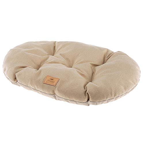 Ferplast Kissen für Hunde und Katzen STUART 55/4, doppelseitig, aus Tweed und weichem Samt, waschbar, Beige Ferplast Kissen für Hunde und Katzen STUART 55/4, doppelseitig, aus Tweed und weichem Samt, waschbar, Beige von Ferplast