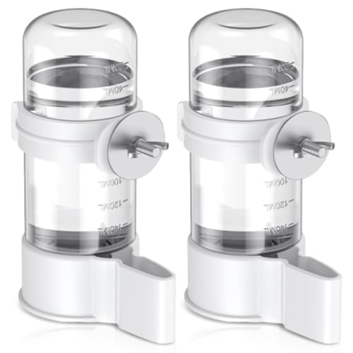 2 Stück Vögel Wasserspender, 140ml Automatischer Wasserspender für Käfig, Kunststoff Vogeltränke Käfig, Transparent Futterspender Vogel für Papageien, Wellensittiche, Sittiche, Ziervogel, Taube 2 Stück Vögel Wasserspender, 140ml Automatischer Wasserspender für Käfig, Kunststoff Vogeltränke Käfig, Transparent Futterspender Vogel für Papageien, Wellensittiche, Sittiche, Ziervogel, Taube von FerraDrend